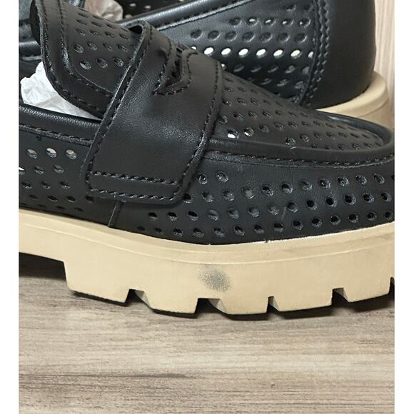 Dolce Vita Women’s Ersula Perforated Loafers Black Size 5 - Picture 6 of 11